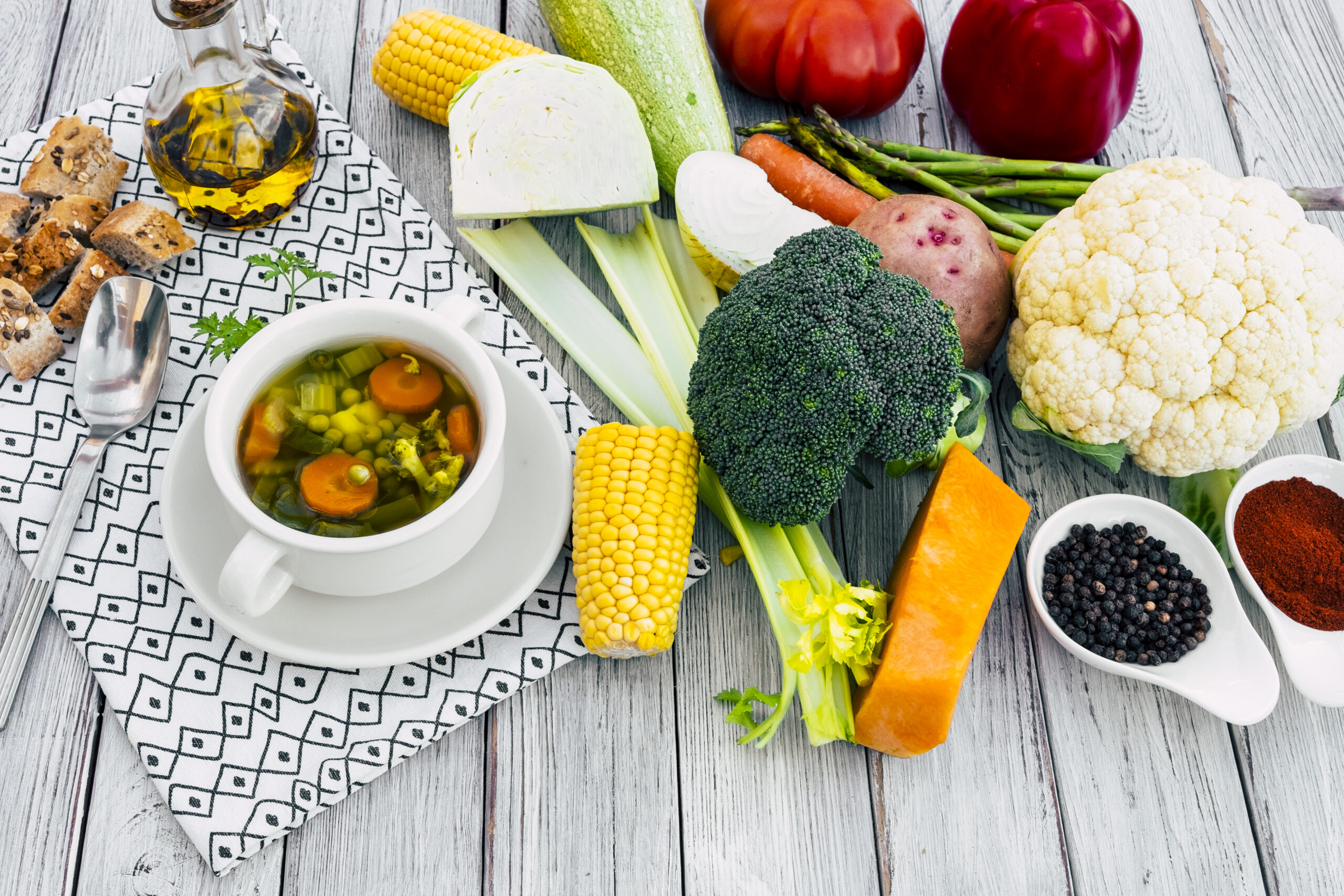 Como a sopa de legumes orgânica pode ajudar a diminuir as emissões de carbono