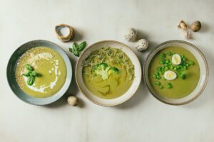 Green vegetable soup